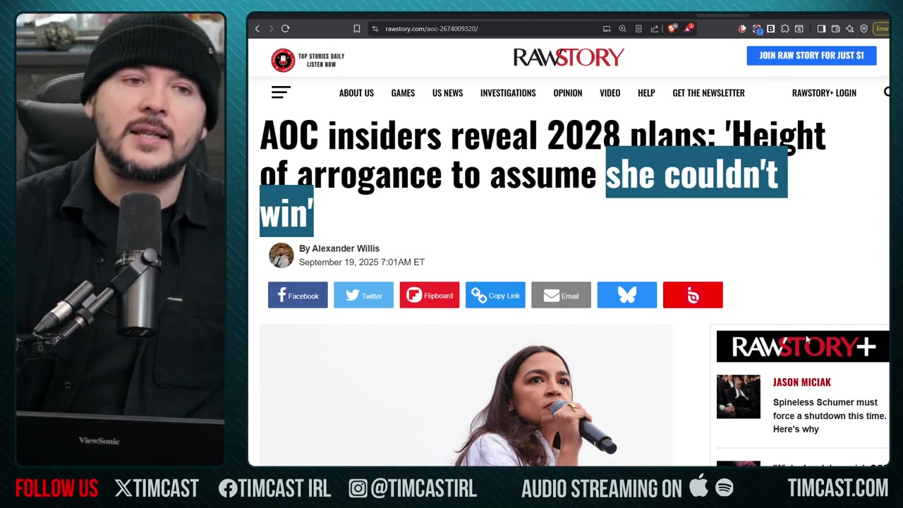 AOC Prepares 2028 Run For President | Tim Pool