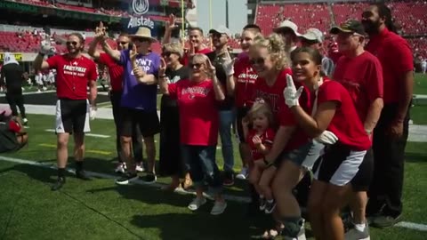 UofL honors Indiana cancer survivor during football game