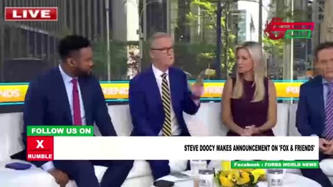 Steve Doocy makes announcement off Fox and Friends