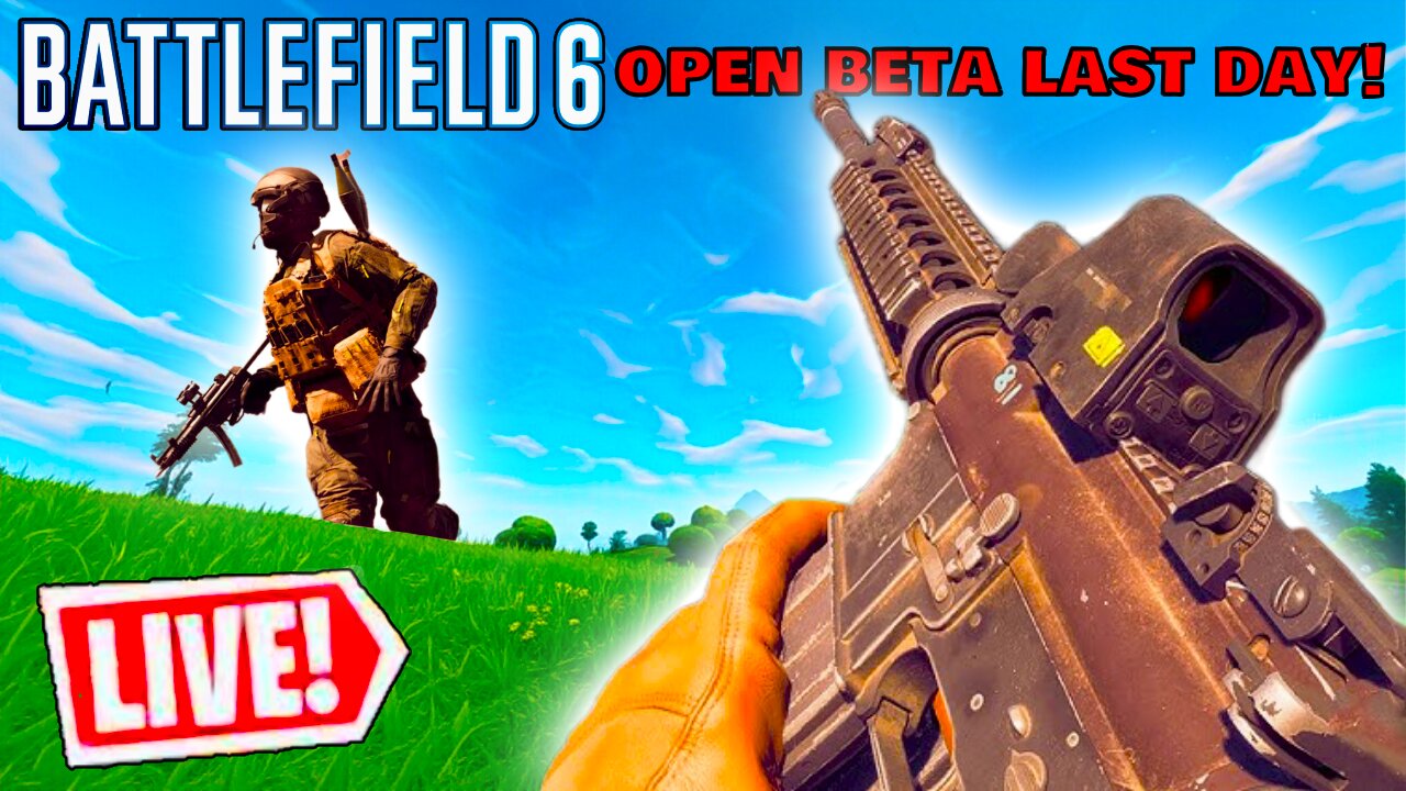 BATTLEFILED 6 OPEN BETA LAST DAY! (LIVE)