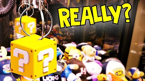 I wasn't supposed to win this from a claw machine...