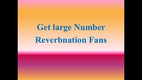 Reverbnation Fans Social Media Offer Complete