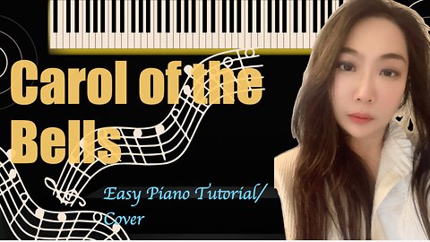 Carol of the Bells PIANO Easy Slow Short Tutorial