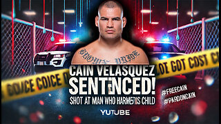 BREAKING NEWS: Cain Velasquez SENTENCED to FIVE YEARS. He'll BE HOME by THIS CHRISTMAS! #freecain