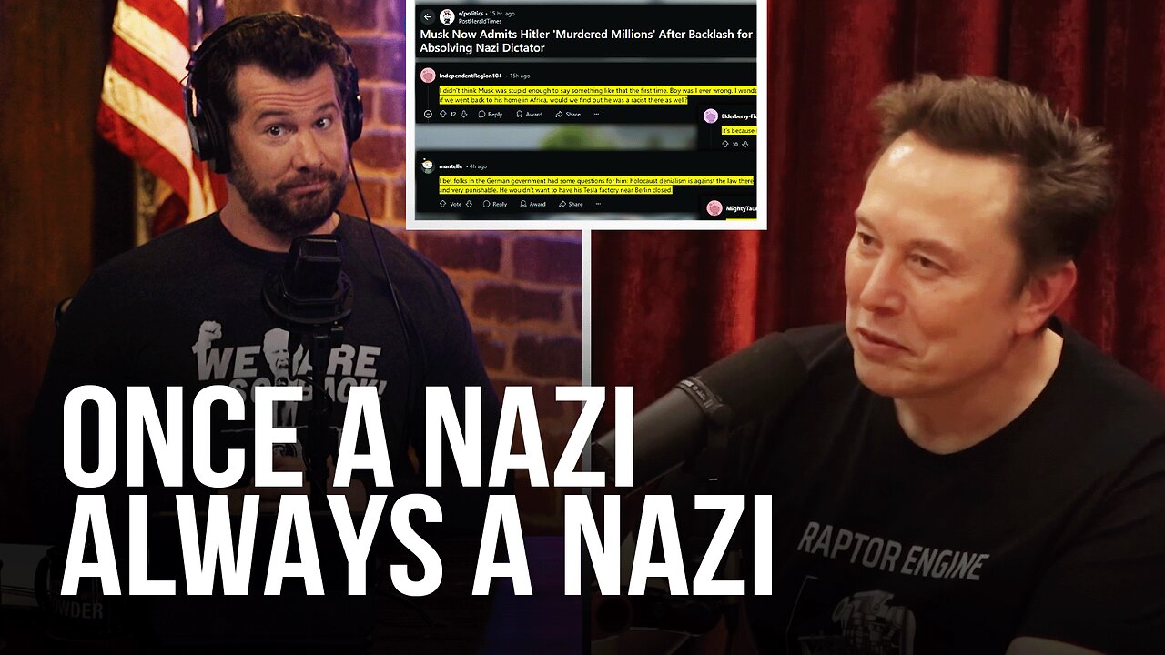 Crowder NUKES Reddit R*tards Over Elon Musk and Nazis