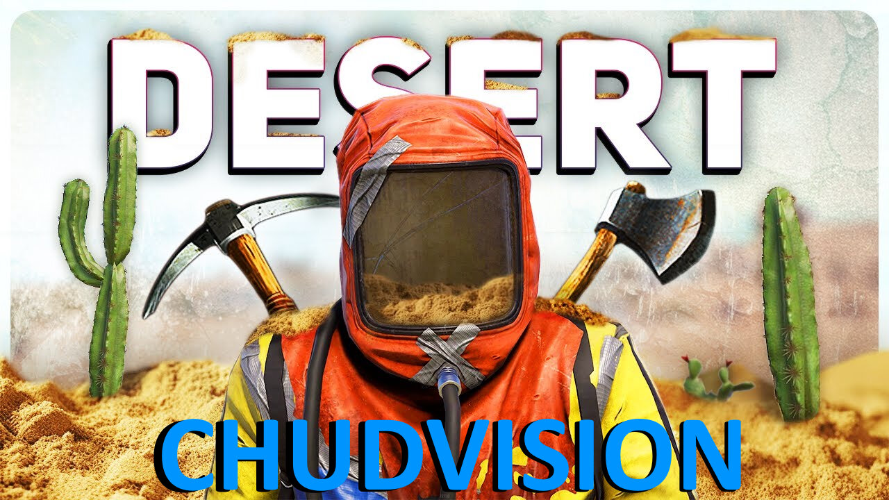 Chudvision Rust - I Built A Cozy Rock Base