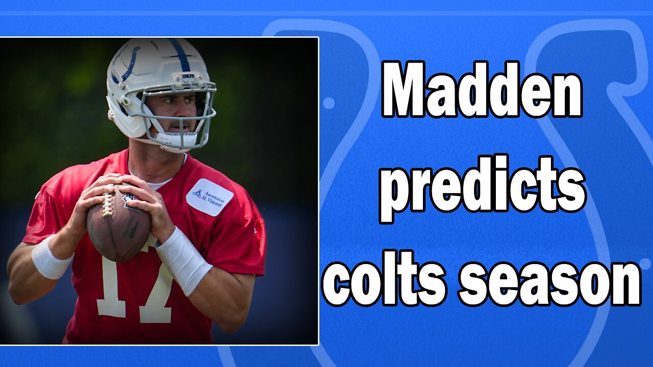 Indianapolis Colts season predicted by Madden 26 | Can the Colts win a playoff game ?!
