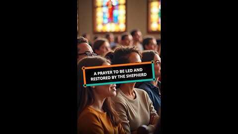 A Prayer to be Led and Restored by the Shepherd