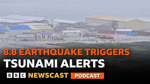 Tsunami warnings across the Pacific | BBC Newscast