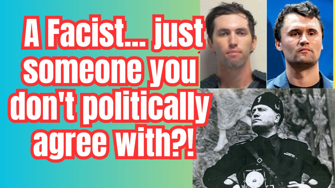 "I don't agree with you, so you must be a Facist!"