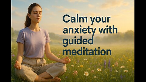 Do you suffer from anxiety? "Deep guided meditation to calm anxiety and find inner peace"