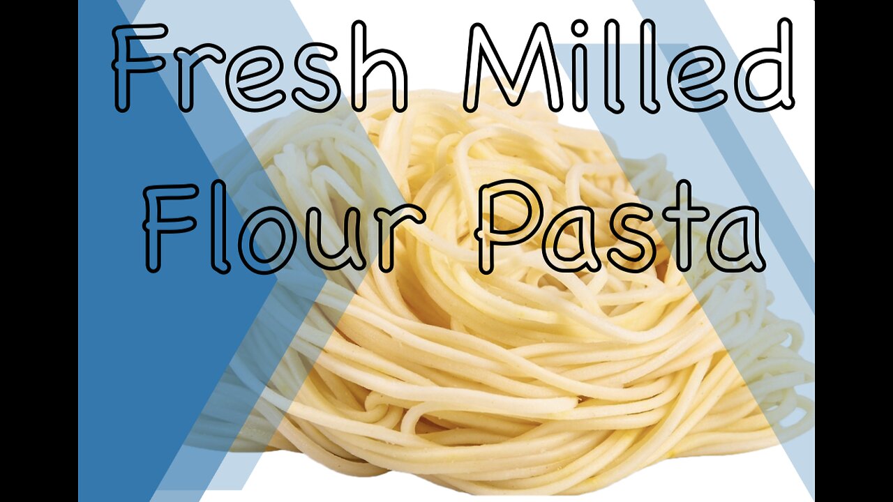 Fresh Milled Flour Pasta and Philips Pasta Maker