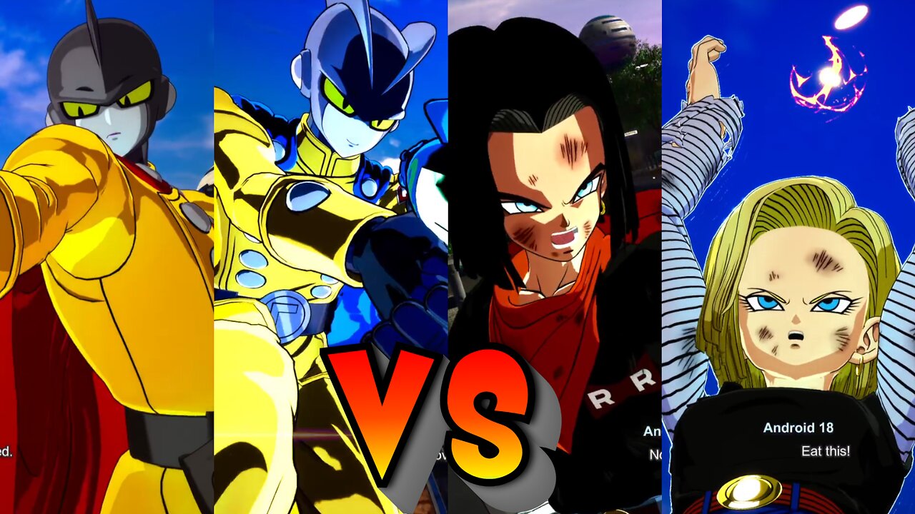 Gamma 1 & 2 VS Android 17 & 18 - Dragon Ball Sparking Zero