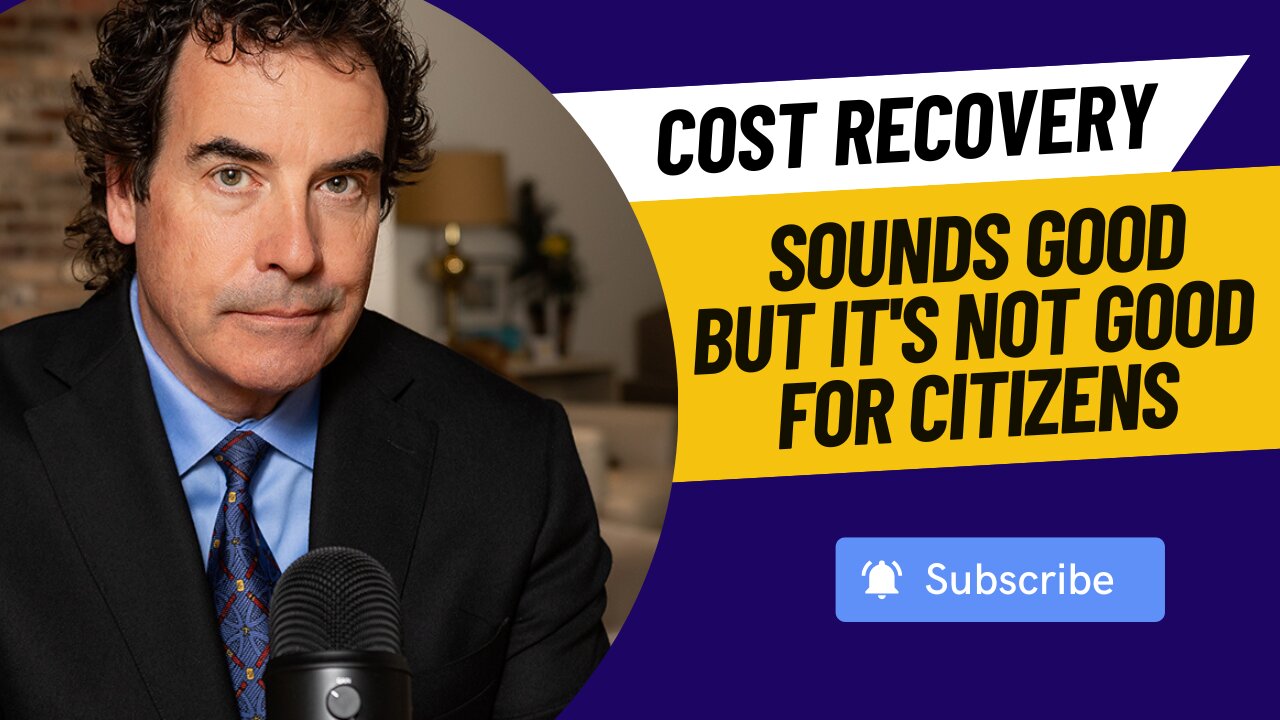 Cost Recovery Sounds Good But It's Not Good For Citizens #government #business #service #pharmacy