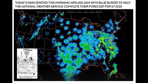 WEATHER MODIFICATION - CHANCES OF RAIN TODAY 100%