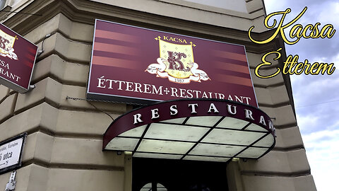 Kacsa Étterem - Kacsa Restaurant - Budapest - Hungary #hungarianrestaurant #gypsymusic #kacsaetterem