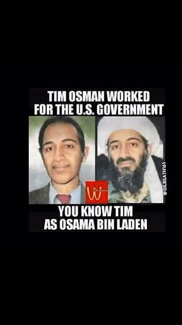 Obama Bin Laden was CIA Agent Tim Osman in the 1980s.