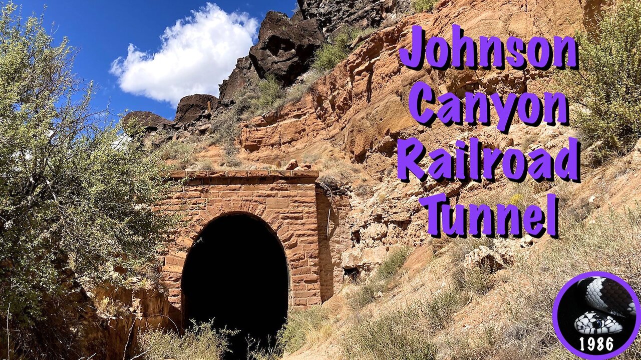 Hiking Johnson Canyon Railroad Tunnel