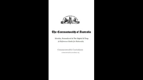 IDENTITY. PERSONHOOD. DIGITAL ID.