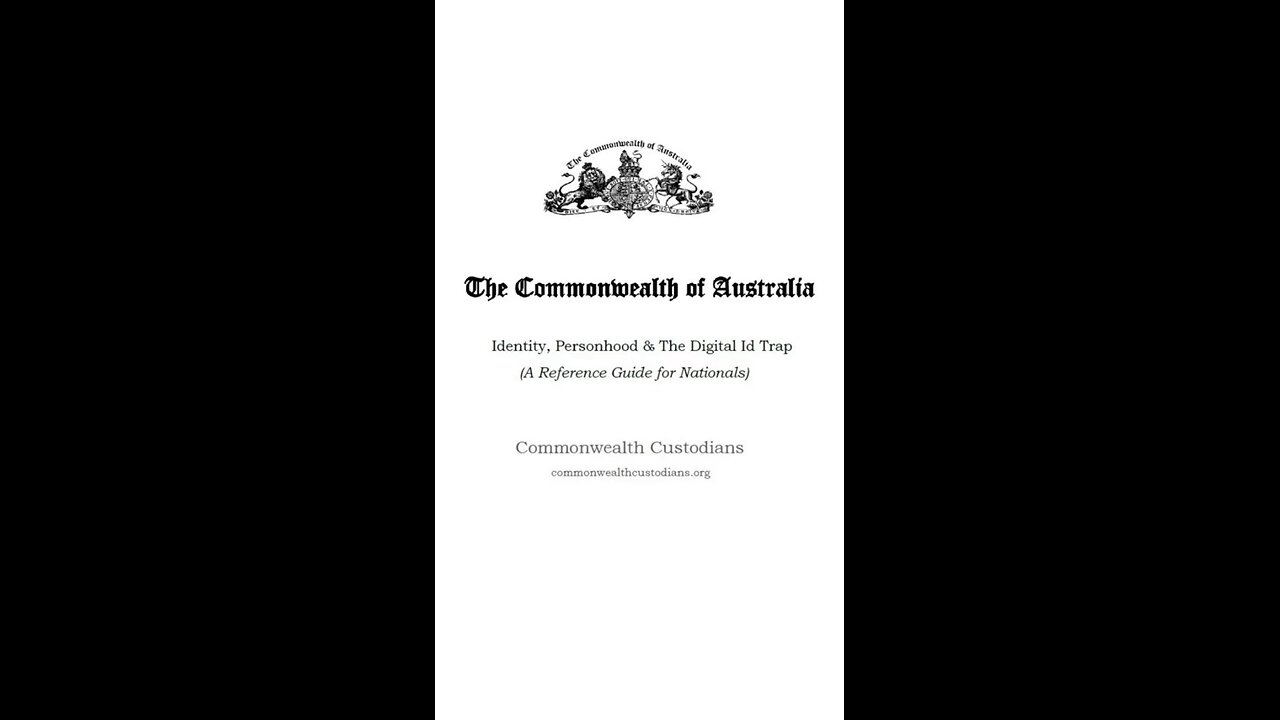 IDENTITY. PERSONHOOD. DIGITAL ID.