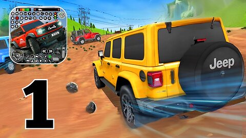 Dirt Trackin Offroad Jeep Game - Gameplay Walkthrough | Part 1 (Android)