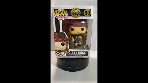 Stop & Shop: Funko Pop: Rocks: Guns & Roses: AXL ROSE #50 (Good All Around Condition)