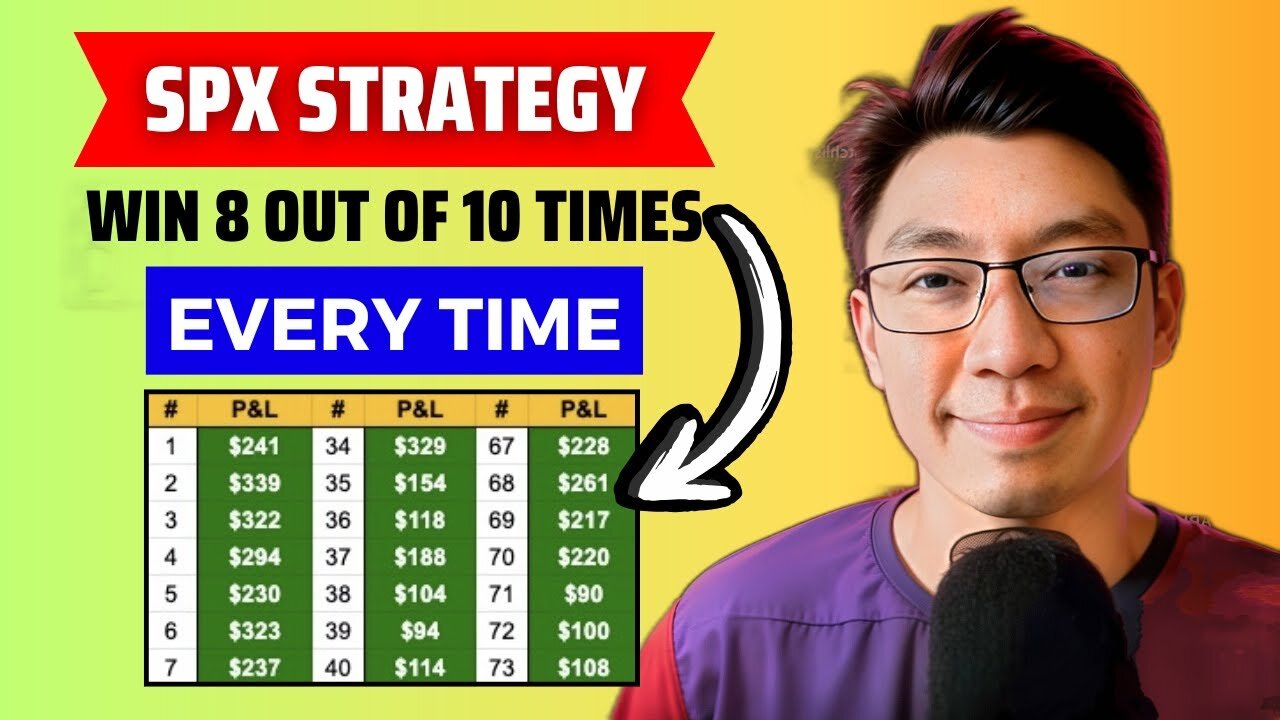 High Probability SPX Option Strategy (PERFECT For Beginners)