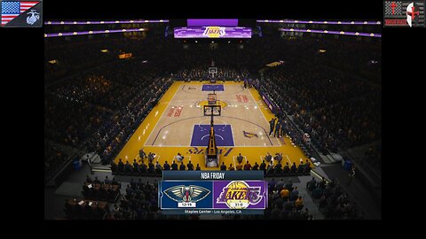 Basket Hoops 2025-2026: Game #32 [Los Angeles Lakers vs. New Orleans Pelicans]