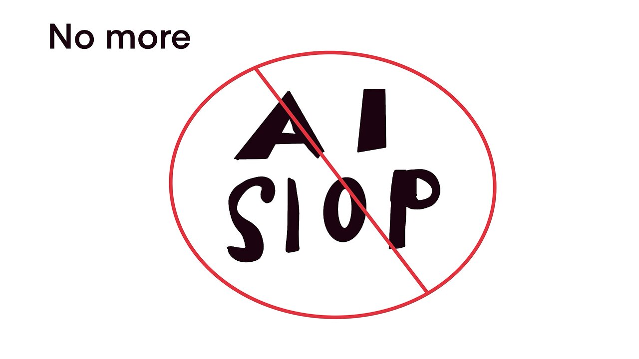 No more ai slop