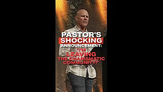 Pastor’s Shocking Announcement “I’m Leaving the Charismatic Community‼️”