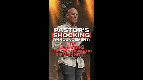 Pastor’s Shocking Announcement “I’m Leaving the Charismatic Community‼️”