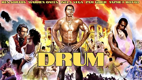Drum (1976) Ken Norton, Warren Oates, Isela Vega, Pam Grier, Yaphet Kotto, Fiona Lewis, Royal Dano