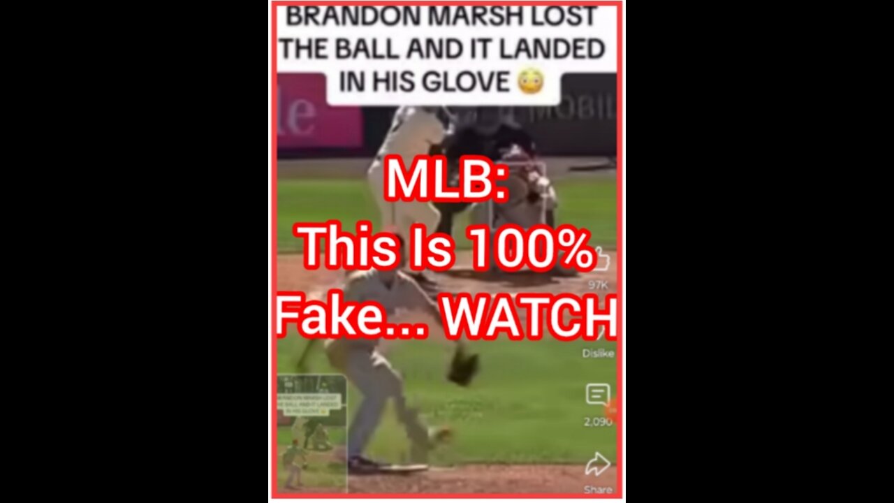 This MLB Play Is 100% Fake. You're Watching And Betting On AI America... Wake Up