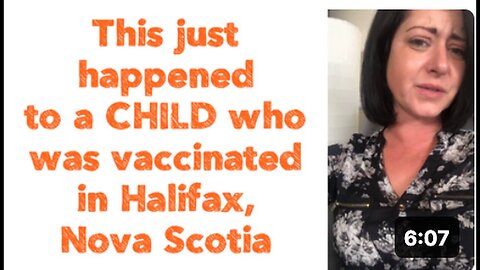 "Recent Vaccination Incident Involving a Child in Halifax, Nova Scotia"