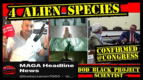 4 Alien species CONFIRMED @ congress by DOD BLACK PROJECT/DARPA Scientist