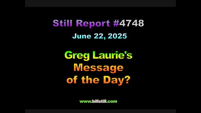 Greg Laurie’s Message of the Day, 4748