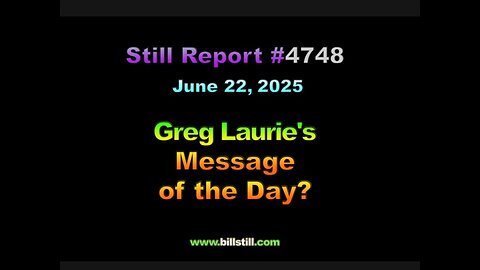 Greg Laurie’s Message of the Day, 4748