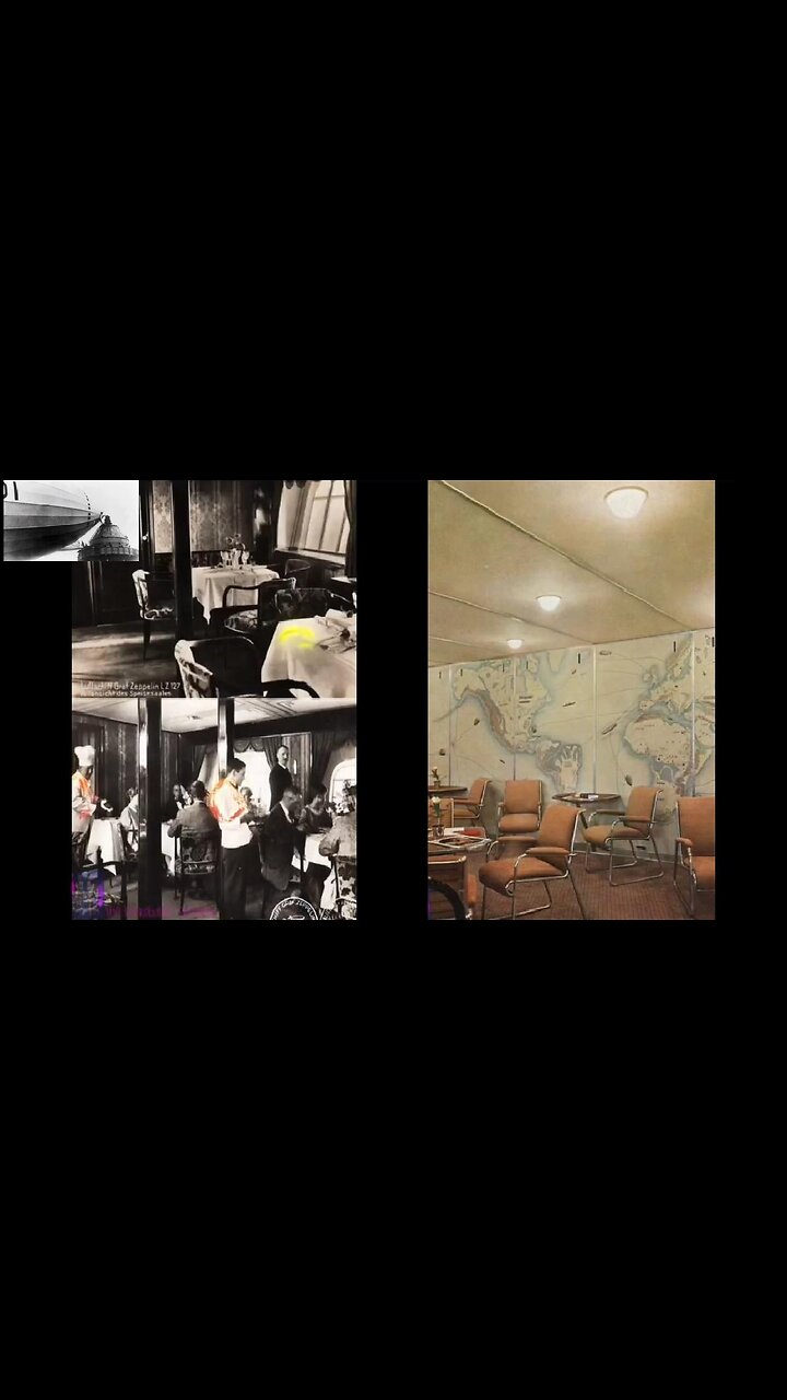 Pt1: Airships Interior & how passengers boarded Pt2: Hindenburg interior wall map raised a lot of eyebrows ~ By The Doctors TARDIS