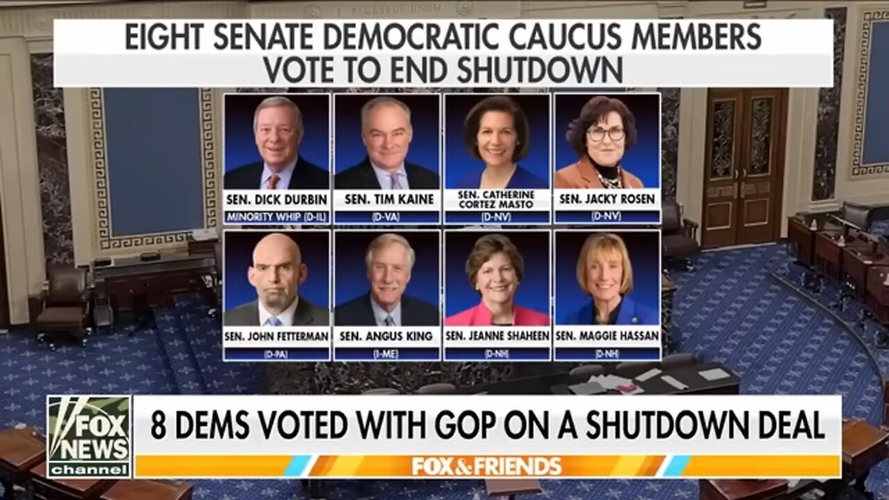 BAD LUCK CHUCK: Dems 'implode' after shutdown loss, turning fire on Schumer