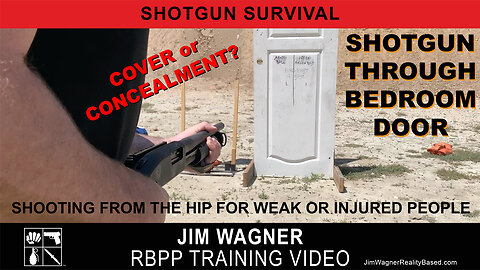 Shotgun Through Bedroom Door by Jim Wagner