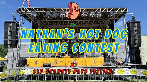Nathan's Hot Dog Eating Contest At Old Shawnee Days Festival - June 7th, 2025