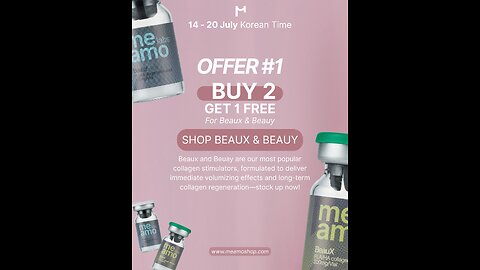 Buy 2 get 1 free Meamoshop BEAU + BEAUY 🙌💗 use code LOIS 🥰 #beauty #antiaging