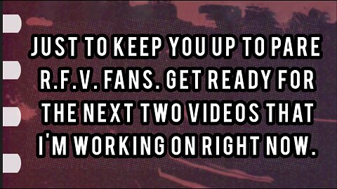 GET READY FOR TOMORROW VIDEO.