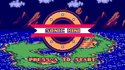 A Mini Sonic Game on TIC-80 tiny computer | Sonic Mini (TIC-80)