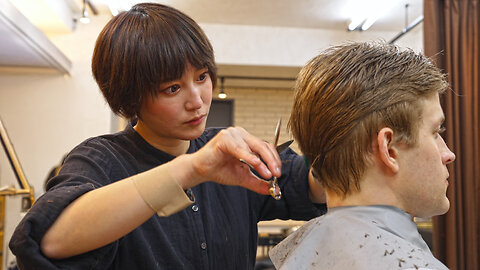 Why Japanese Barbershops Feel Like Therapy | ASMR Haircut #asmr #barbershop #asmrvideo