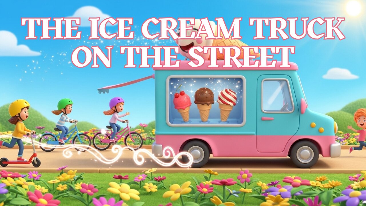 The Ice Cream Truck on the Street - Kids Sing-a-long!