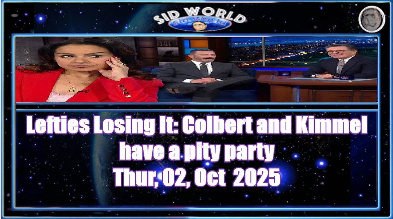 Lefties Losing It Colbert and Kimmel have a pity party