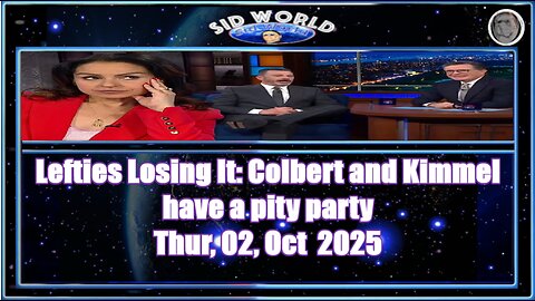 Lefties Losing It Colbert and Kimmel have a pity party