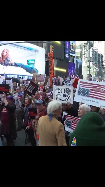 ✊Protestas anti-Trump a gran escala tienen lugar en EE.UU.