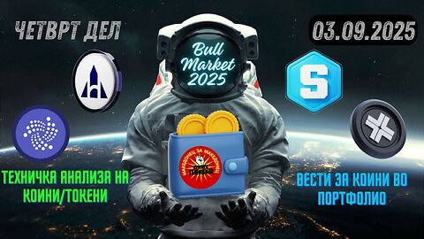 Четврт дел Update на Портфолио - IOTA, ACH, SAND, AXL 03.09.2025